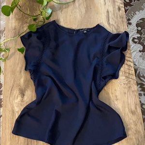 Navy blue blouse